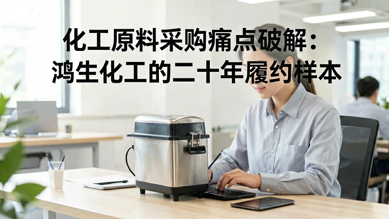 化工原料采购痛点破解：鸿生化工的二十年履约样本